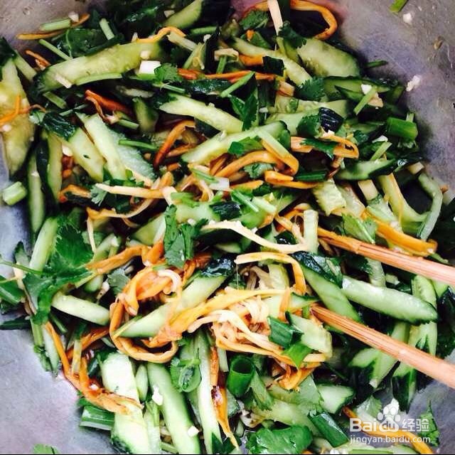 看完就会的金针菇凉拌黄瓜
