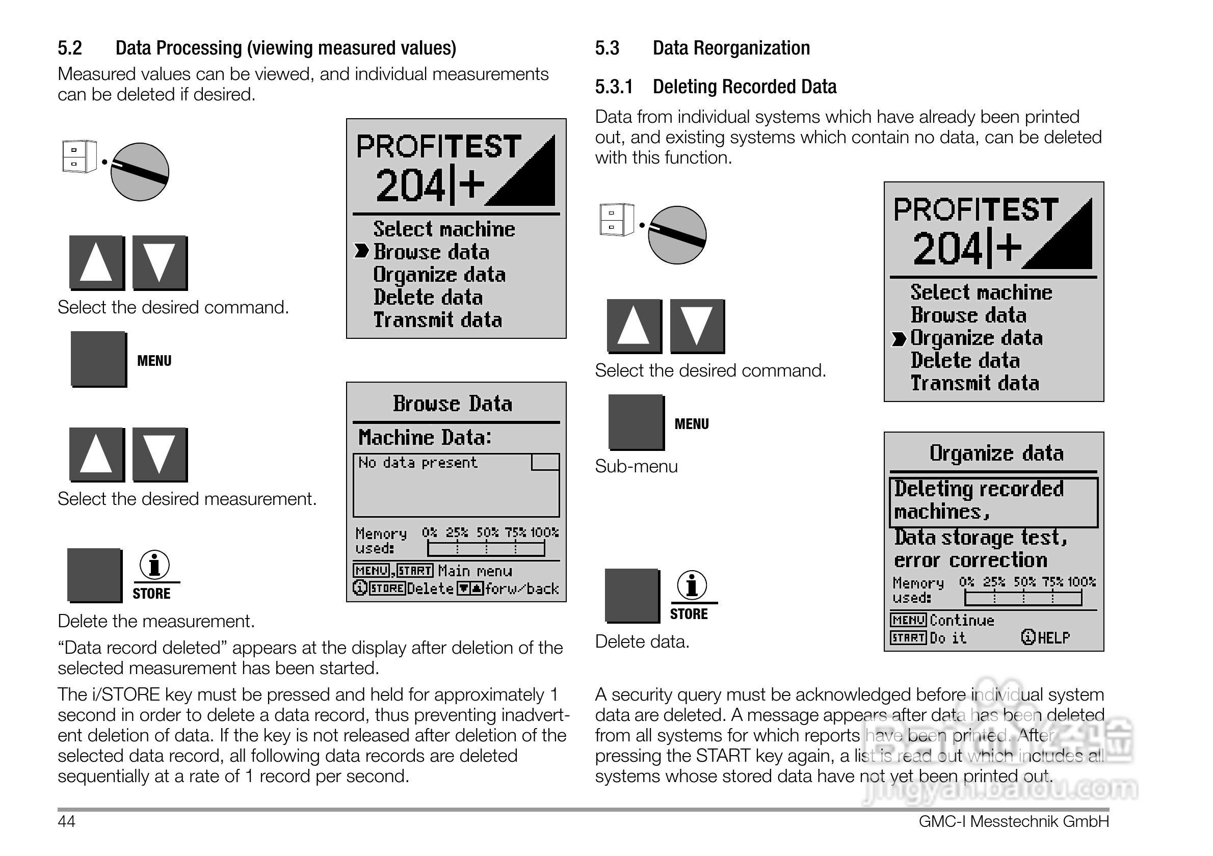 PROFITEST 204安规测试仪使用说明书:[5]