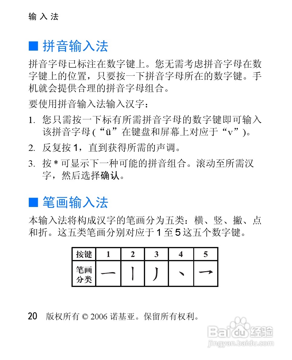诺基亚2610手机使用说明书:[3]