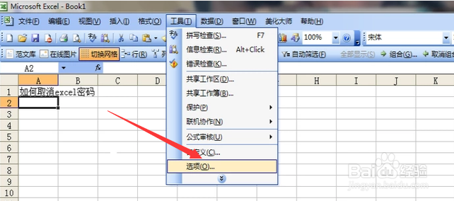 excel表格密码怎么去除