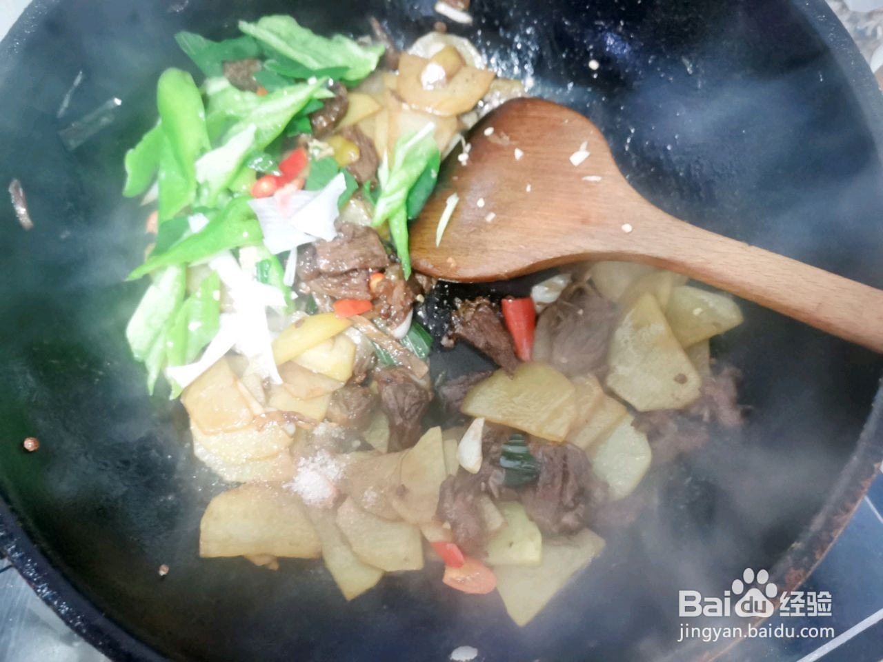 土豆牛肉的做法