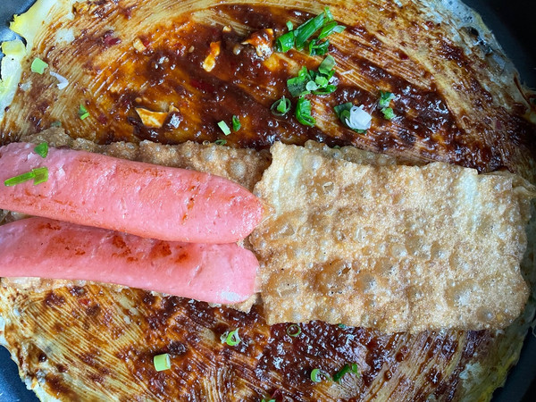 超级简单的老式煎饼果子