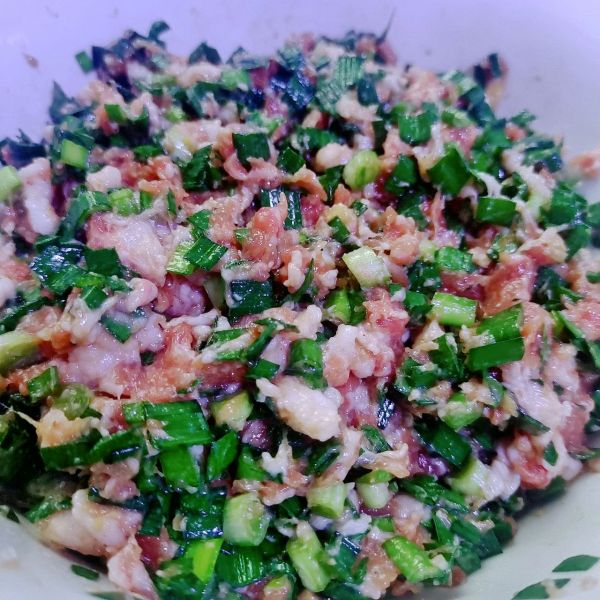 韭菜猪肉馅饺子