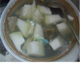 美味的双贝煲冬瓜详细制作过程