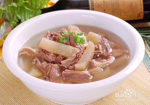 白果炖鸭子的制作方法