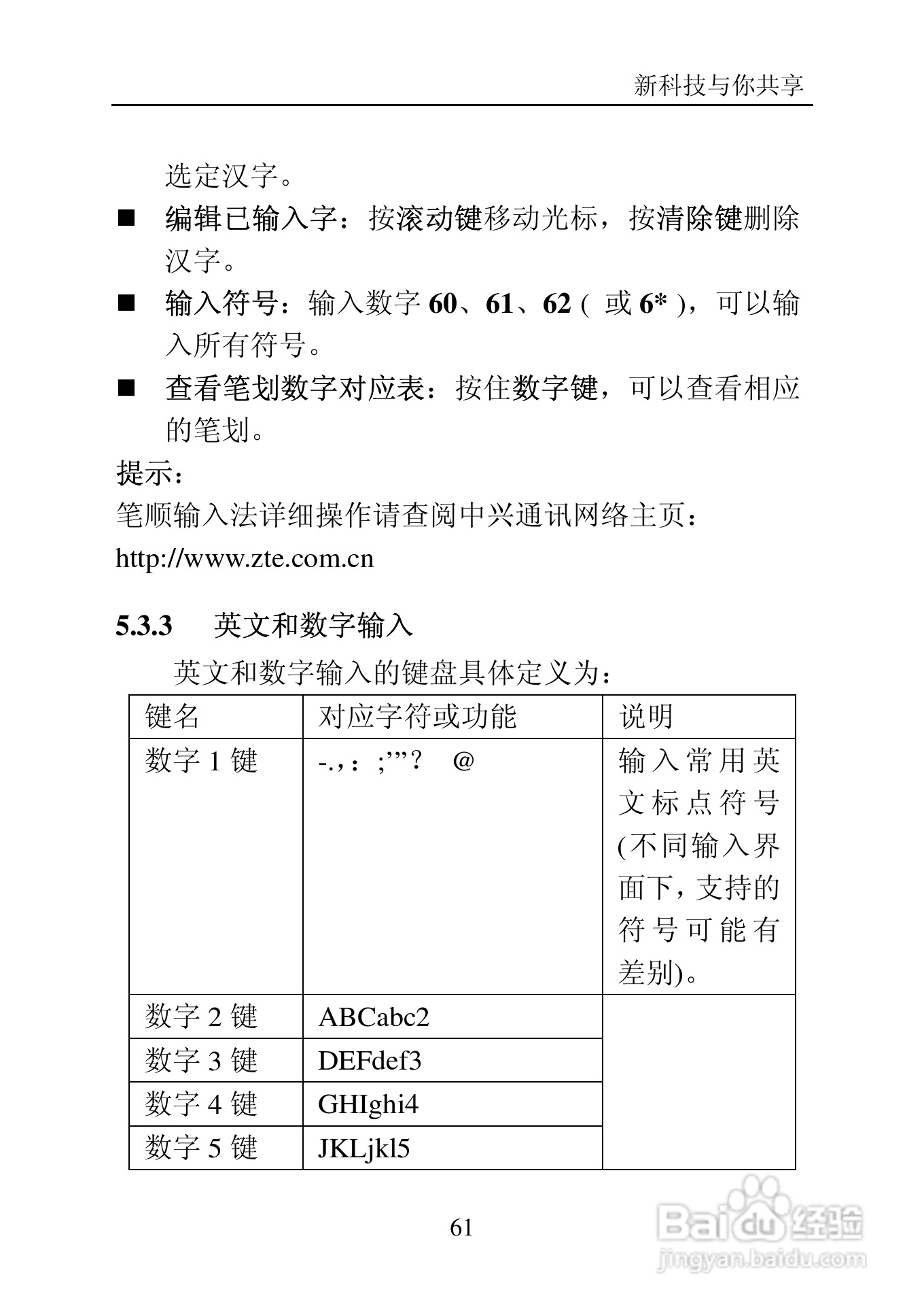 中兴C705手机使用说明书:[7]