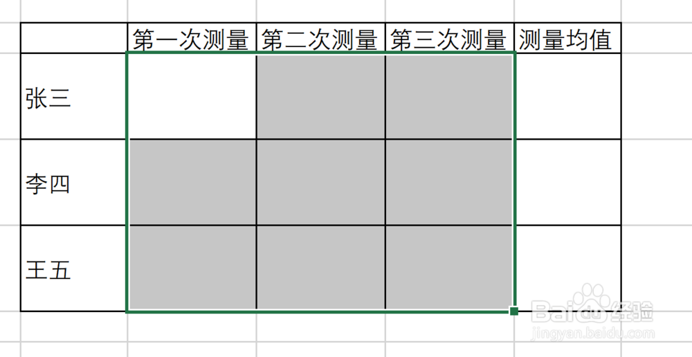 Excel在选定的矩形框内(多行)的连续输入