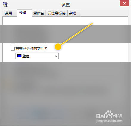 ReNamer怎么设置高亮已更改的文件名