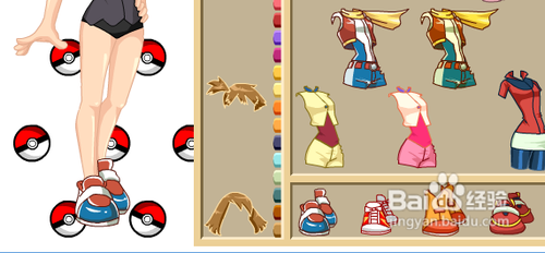 神奇宝贝之打扮小霞小游戏攻略