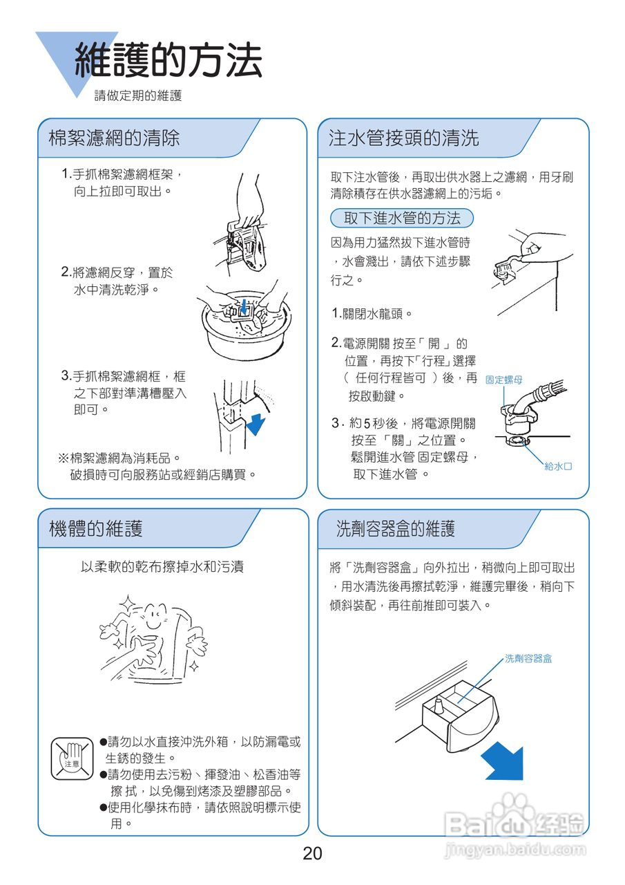三洋SW-928UF洗衣机使用说明书:[3]