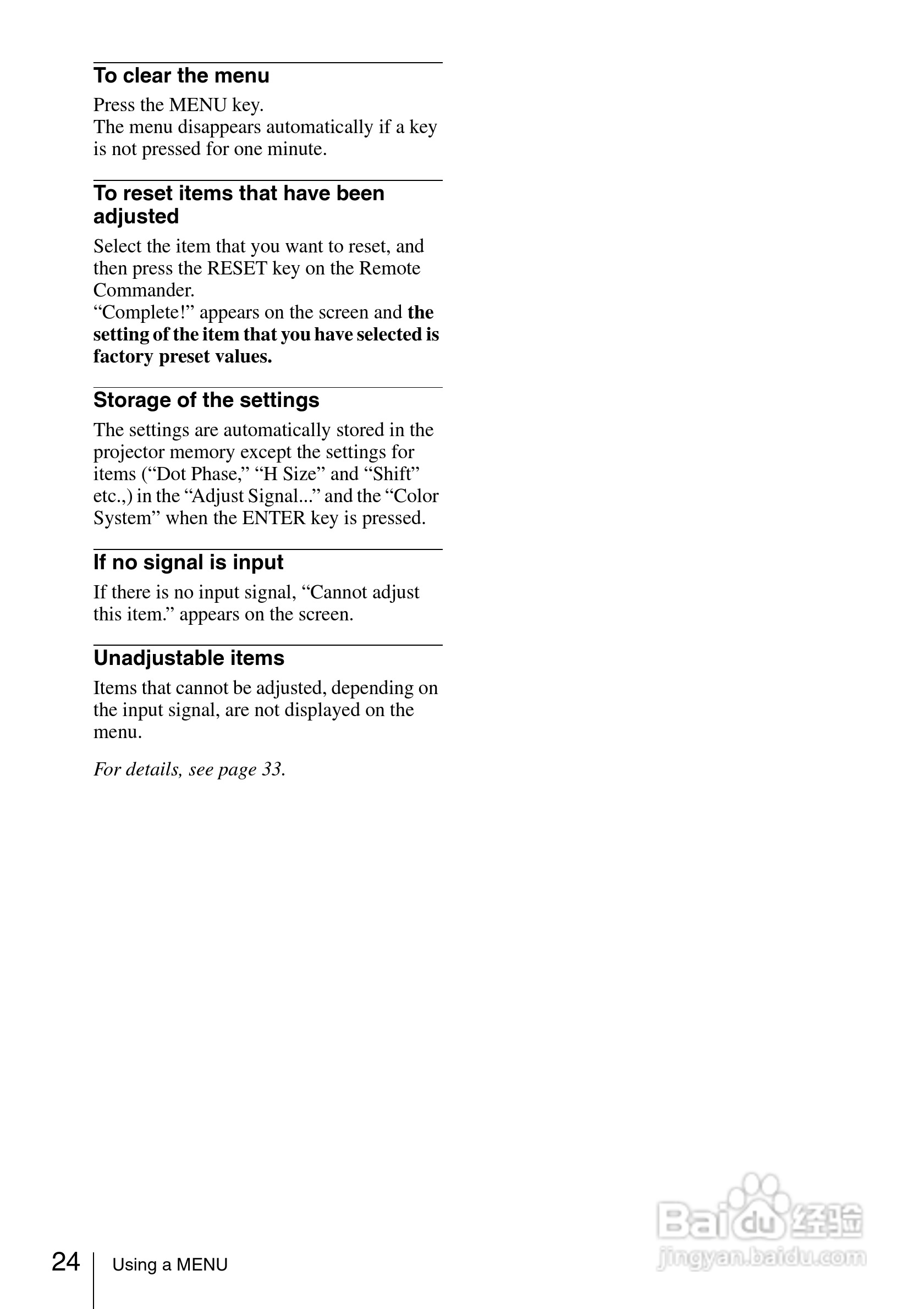 SONY VPL-EX3家庭影院投影机使用手册:[3]