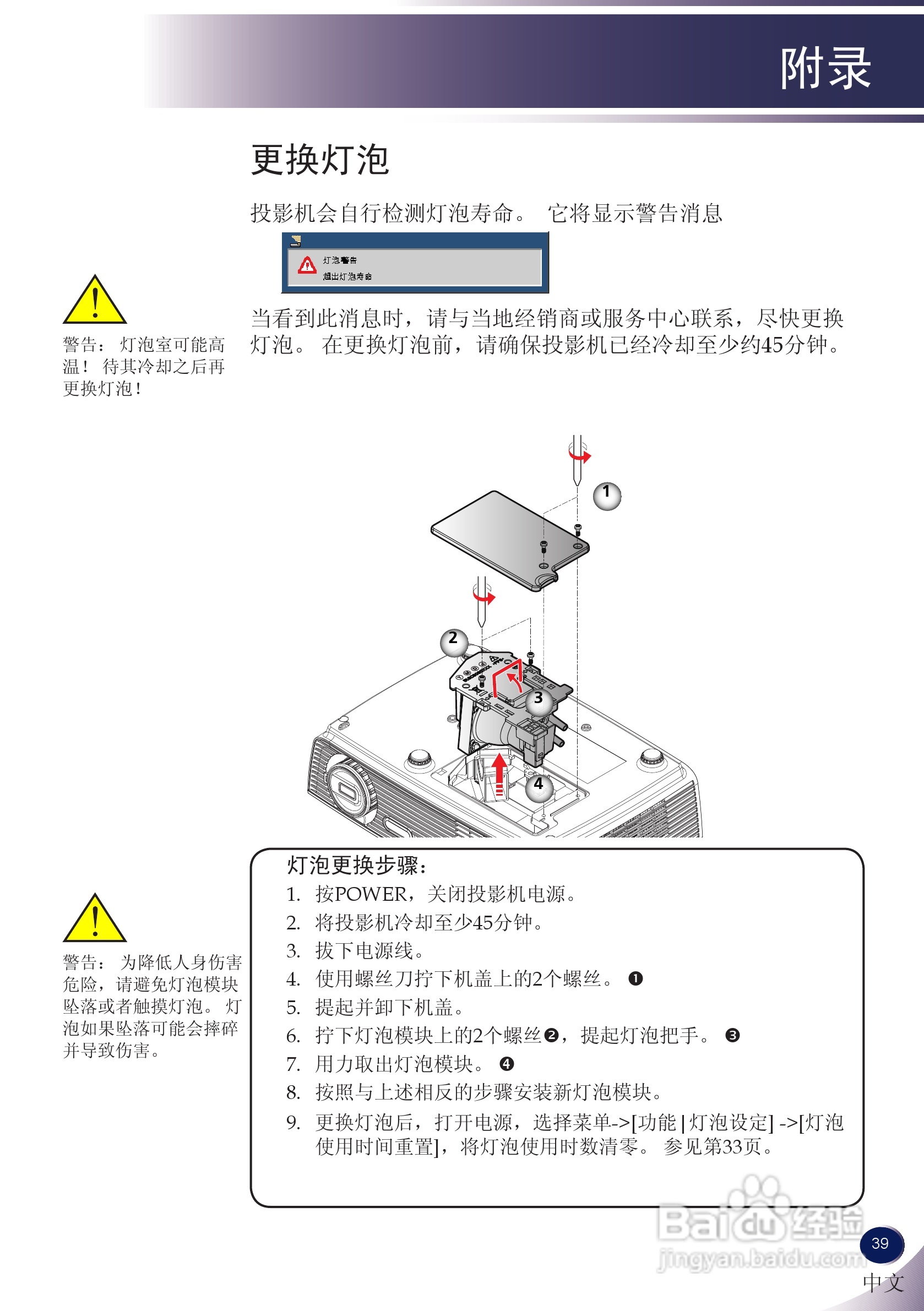 LG BS275投影机说明书:[4]