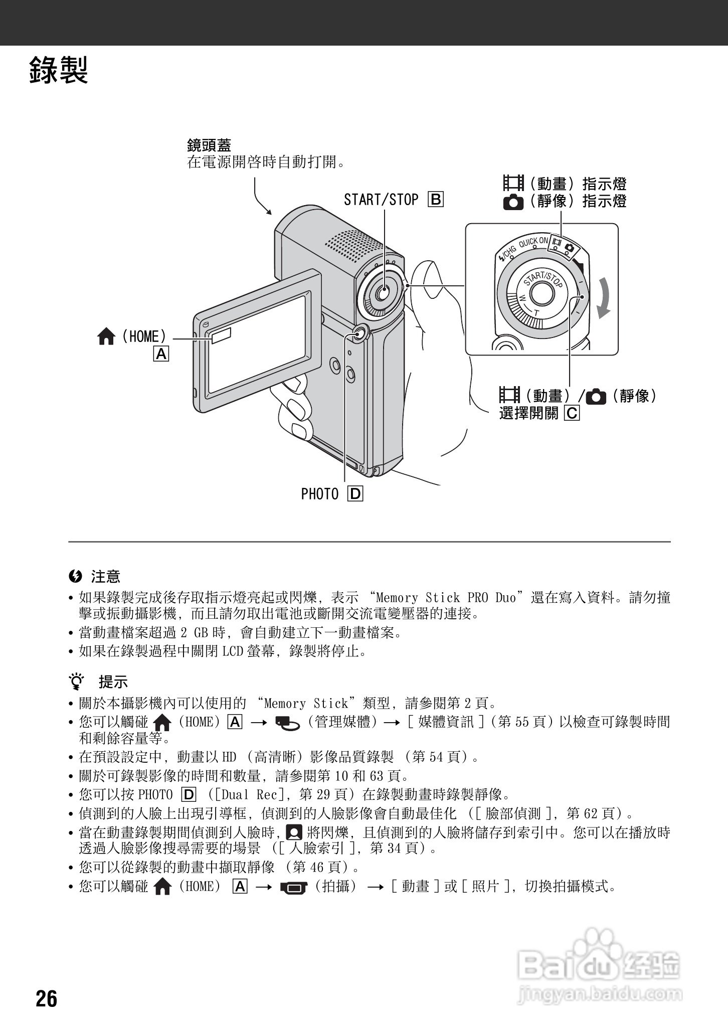 SONY 数位HD投影机 HDR-TG1 使用手册:[3]