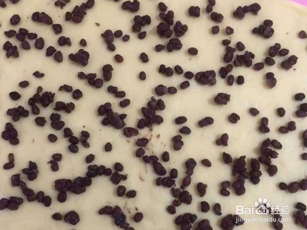 蛋黄蜜红豆面包的做法