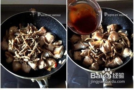 腊味新年菜-腊鱼烧五花