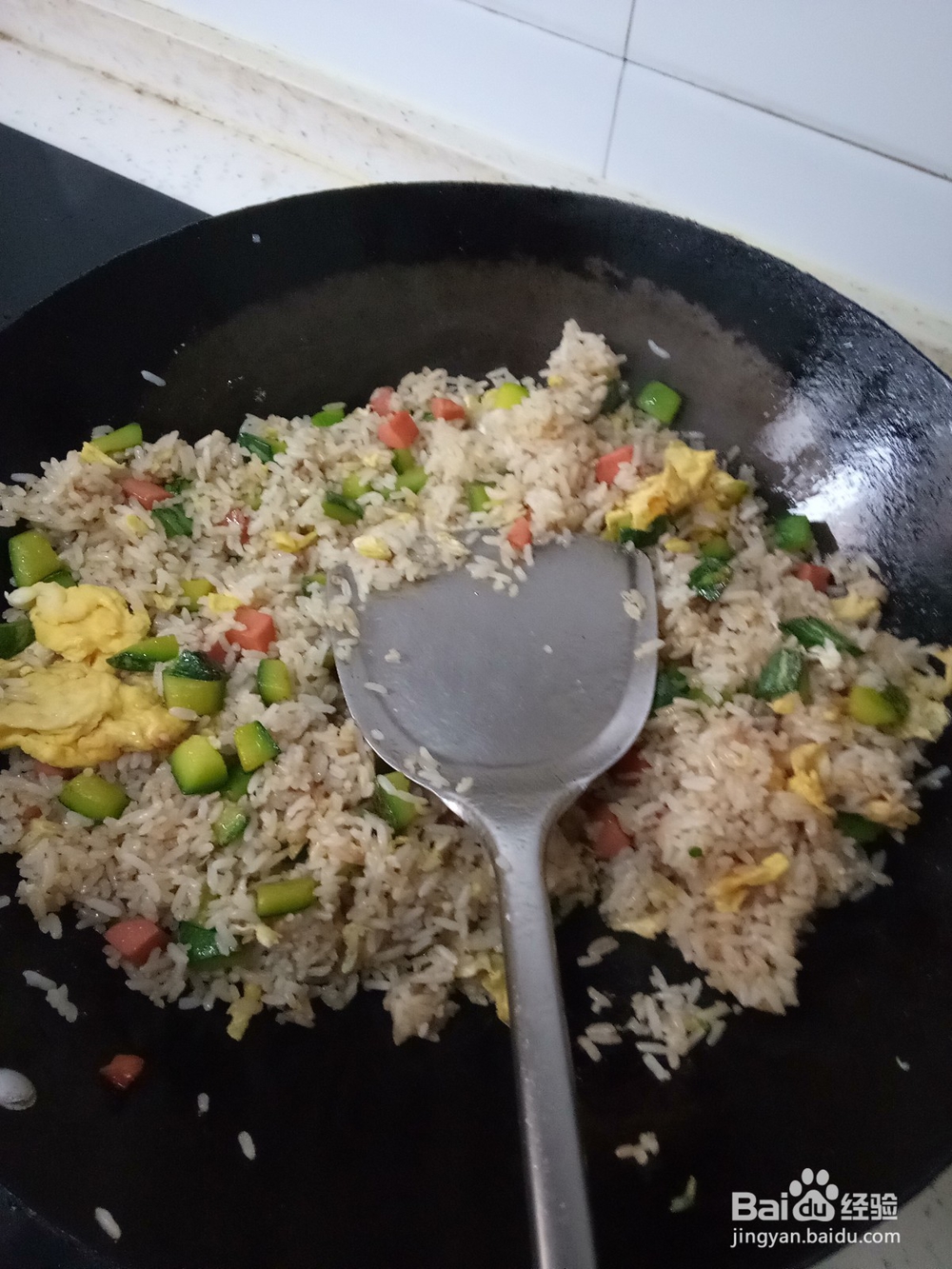 嫩南瓜炒米饭