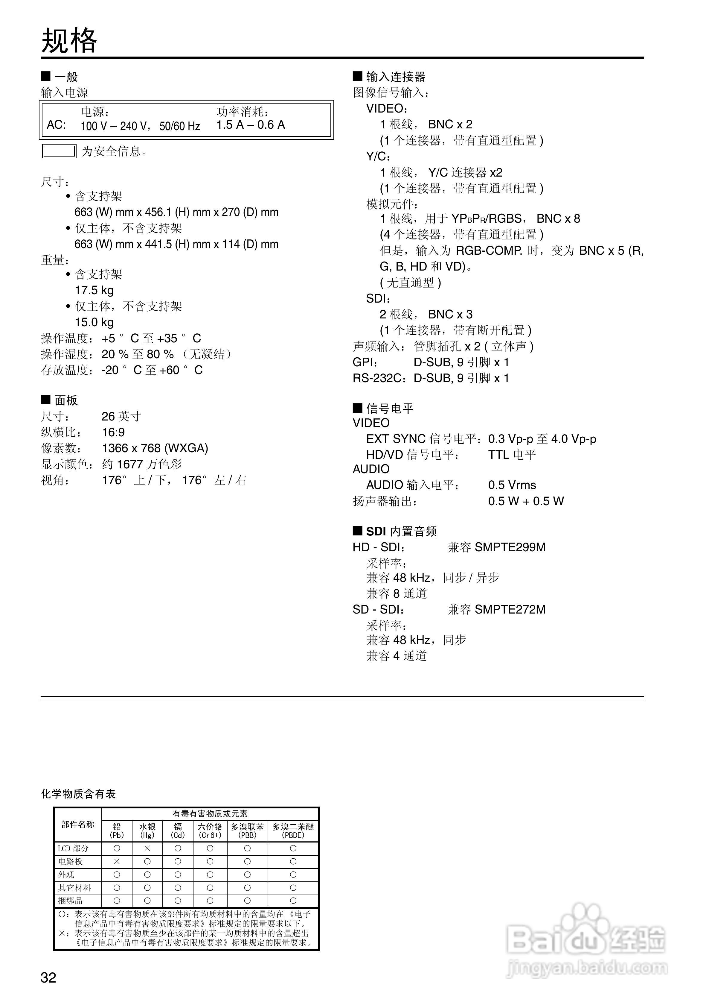 松下BT-LH2600WMC高清监视器操作手册:[4]