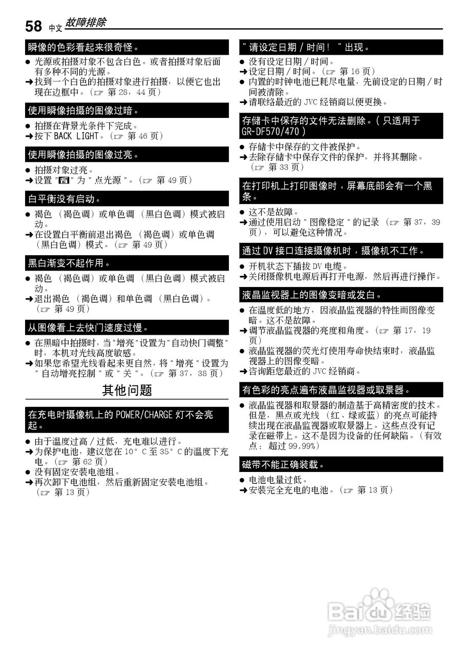 JVC GR-DF470AC数码摄像机说明书:[6]