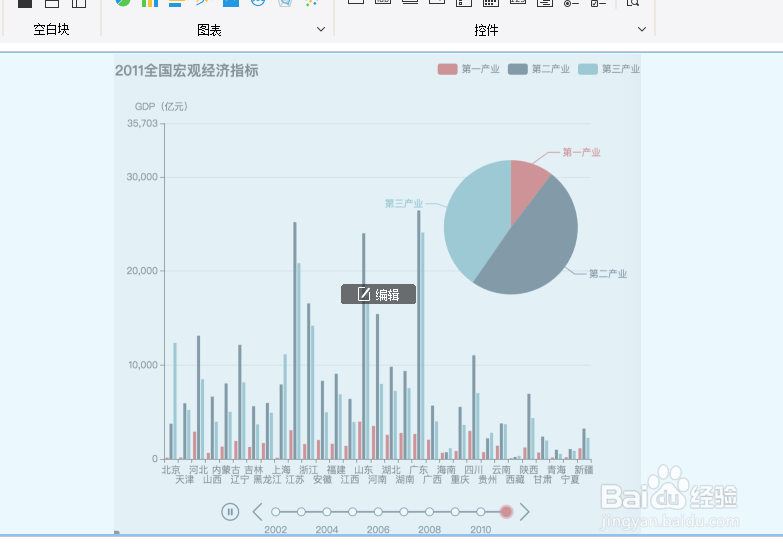如何使用FineReport报表设计器控制组合图样式