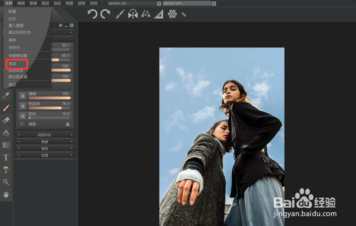 如何修改paintstorm的最大镜像参数？