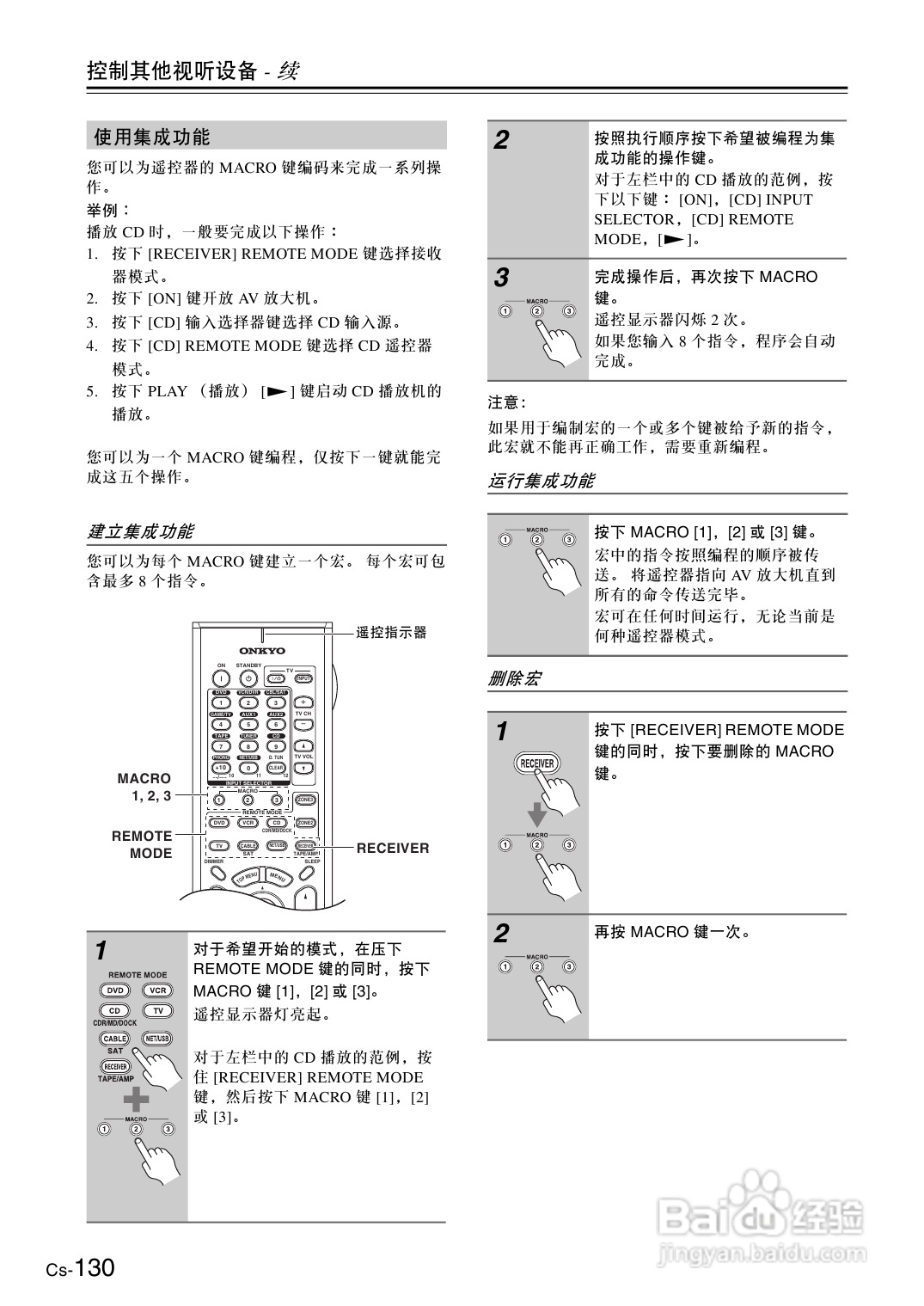 安桥AV放大机TX-SA876型使用说明书:[7]