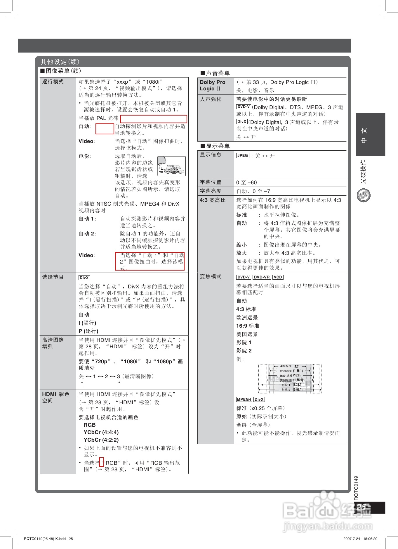 松下SC-HT889家庭影院使用说明书:[2]