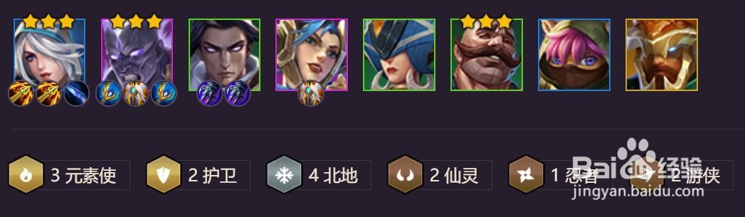 金铲铲之战北地元素护卫阵容攻略