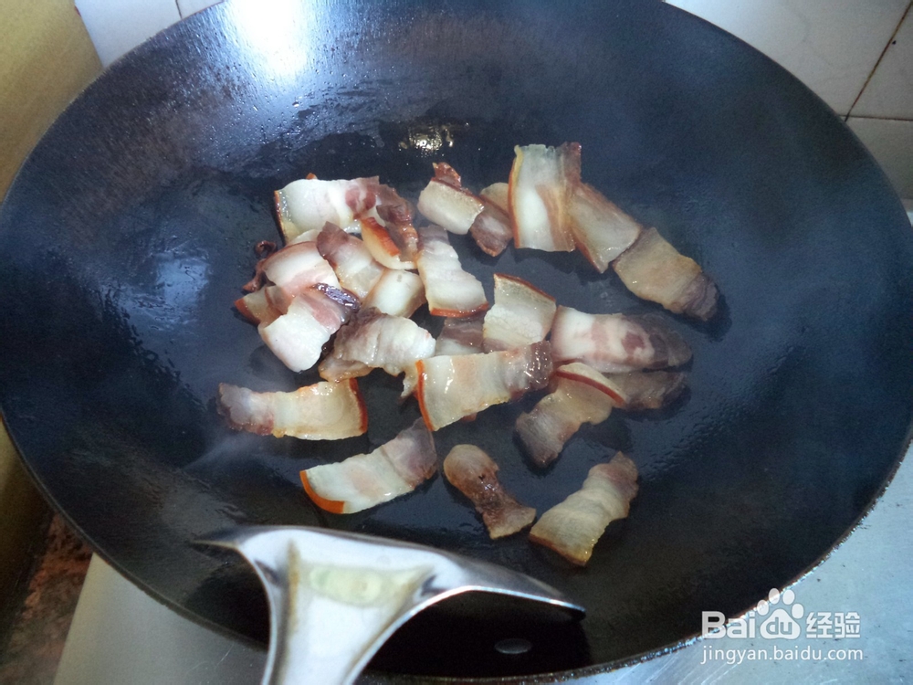 荞头炒腊肉怎么做