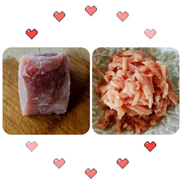 雪里蕻毛豆炒肉丝