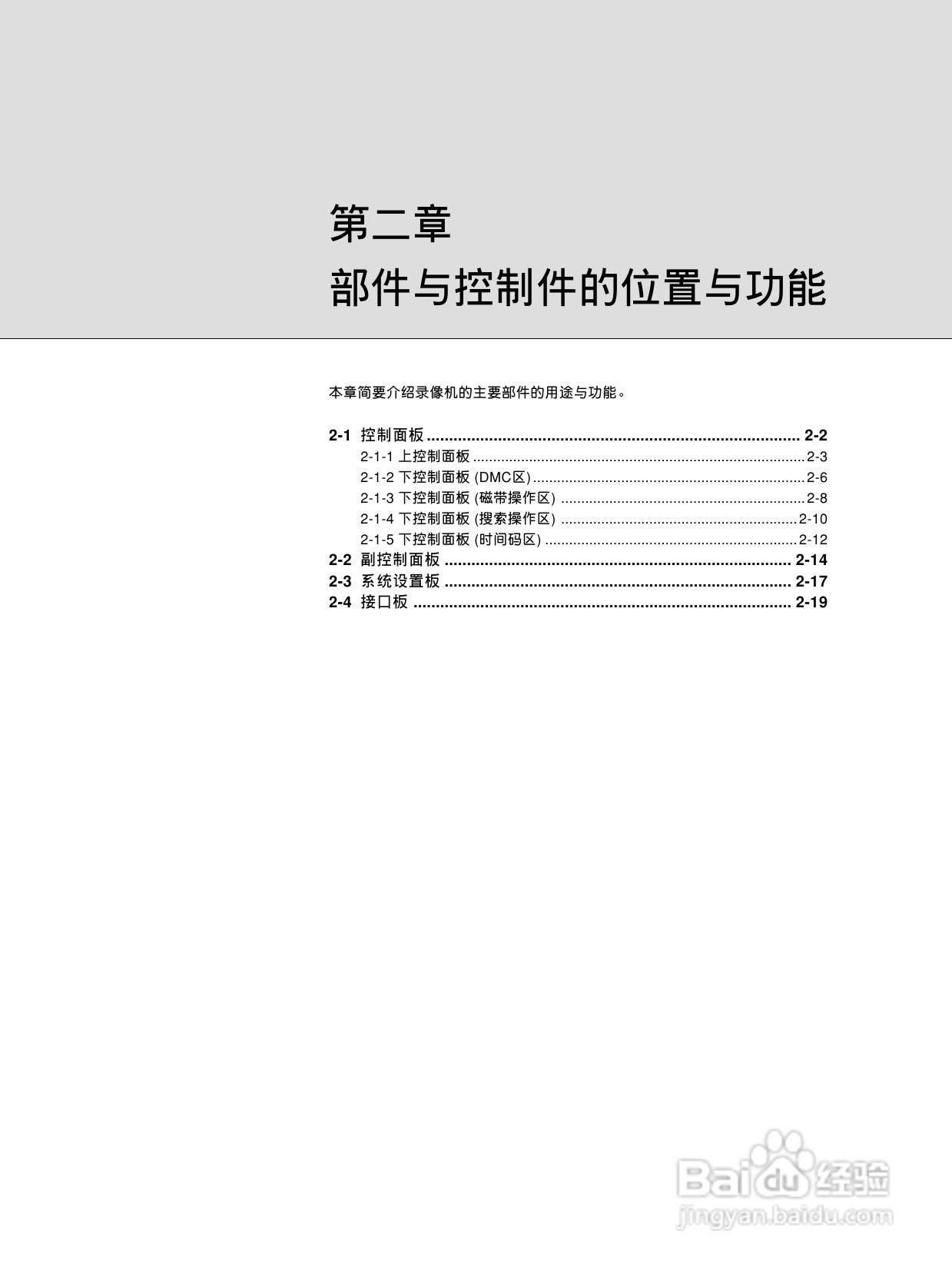 索尼DVW-510P数字磁带录像机使用说明书:[1]