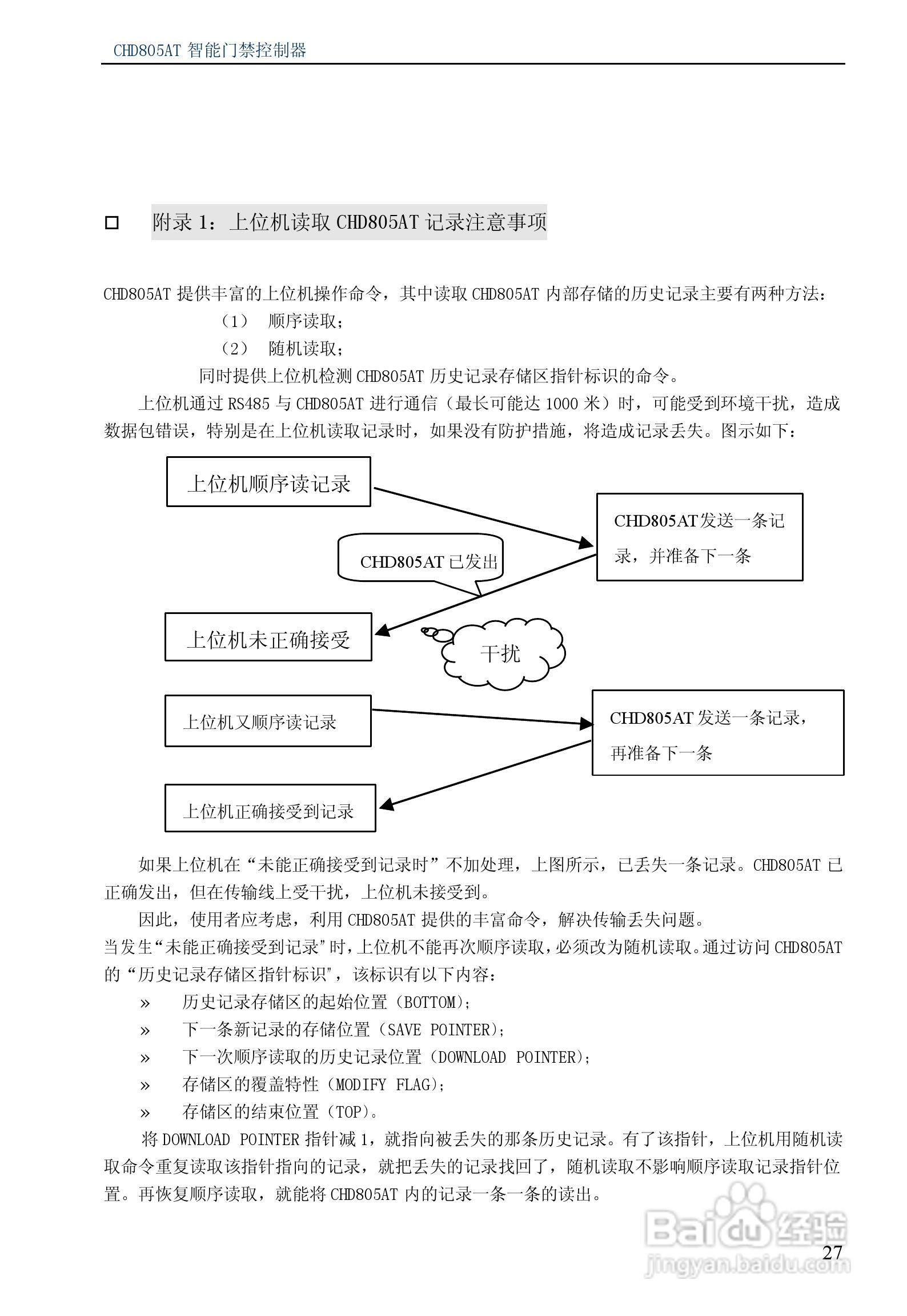 纽贝尔CHD805AT智能门禁控制器说明书:[3]
