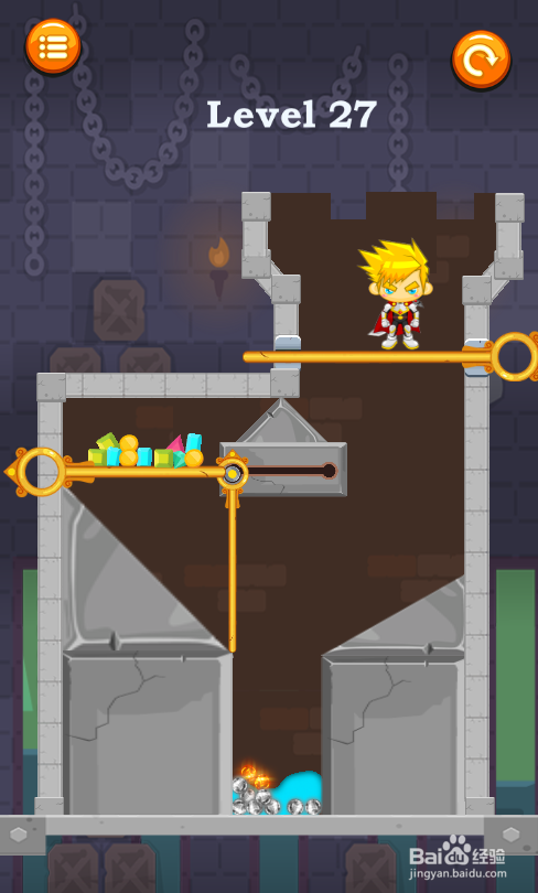 怎样通过Caio Hero Rescue的Level 27？