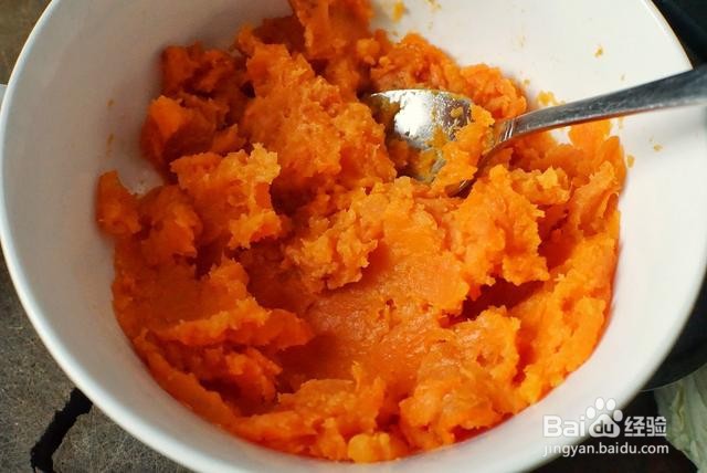 家庭自制红薯奶酪手抓饼