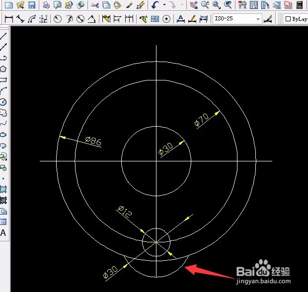 CAD实例第22课 线形的变粗操作