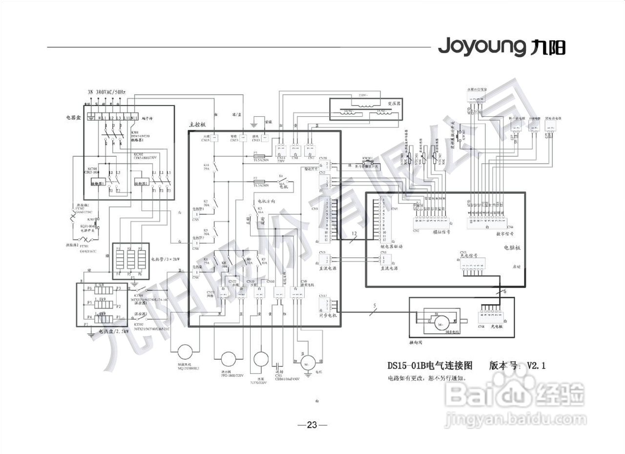 九阳豆浆机DS15-01B型使用说明书:[3]