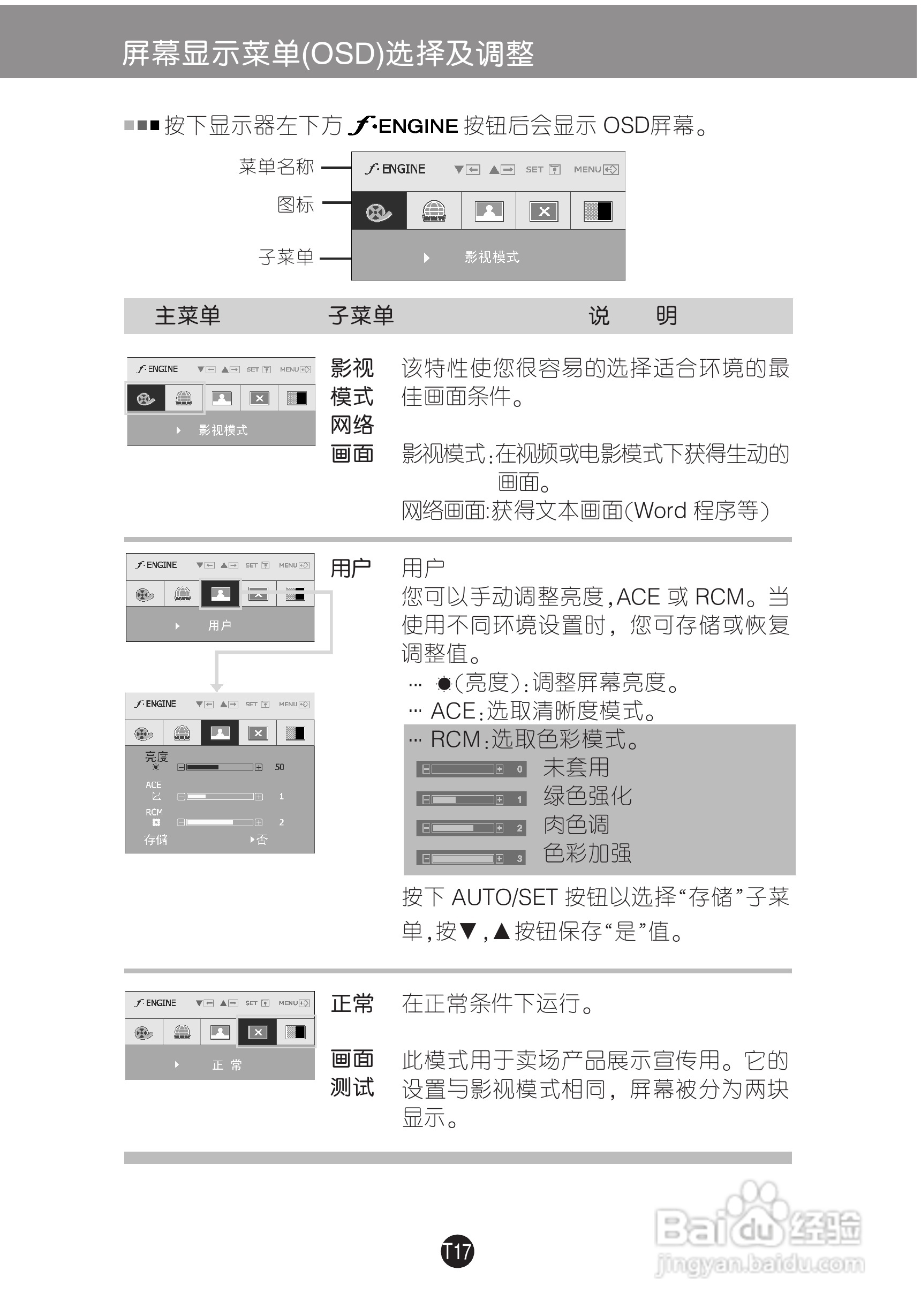 LG W1652TZ显示器使用说明书:[3]