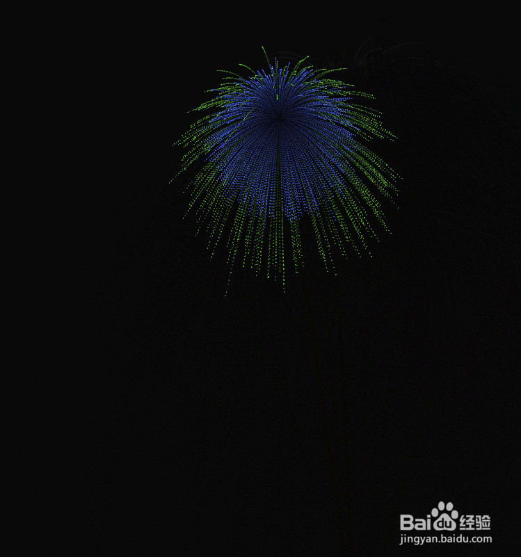 html5+canvas制作烟花动画特效