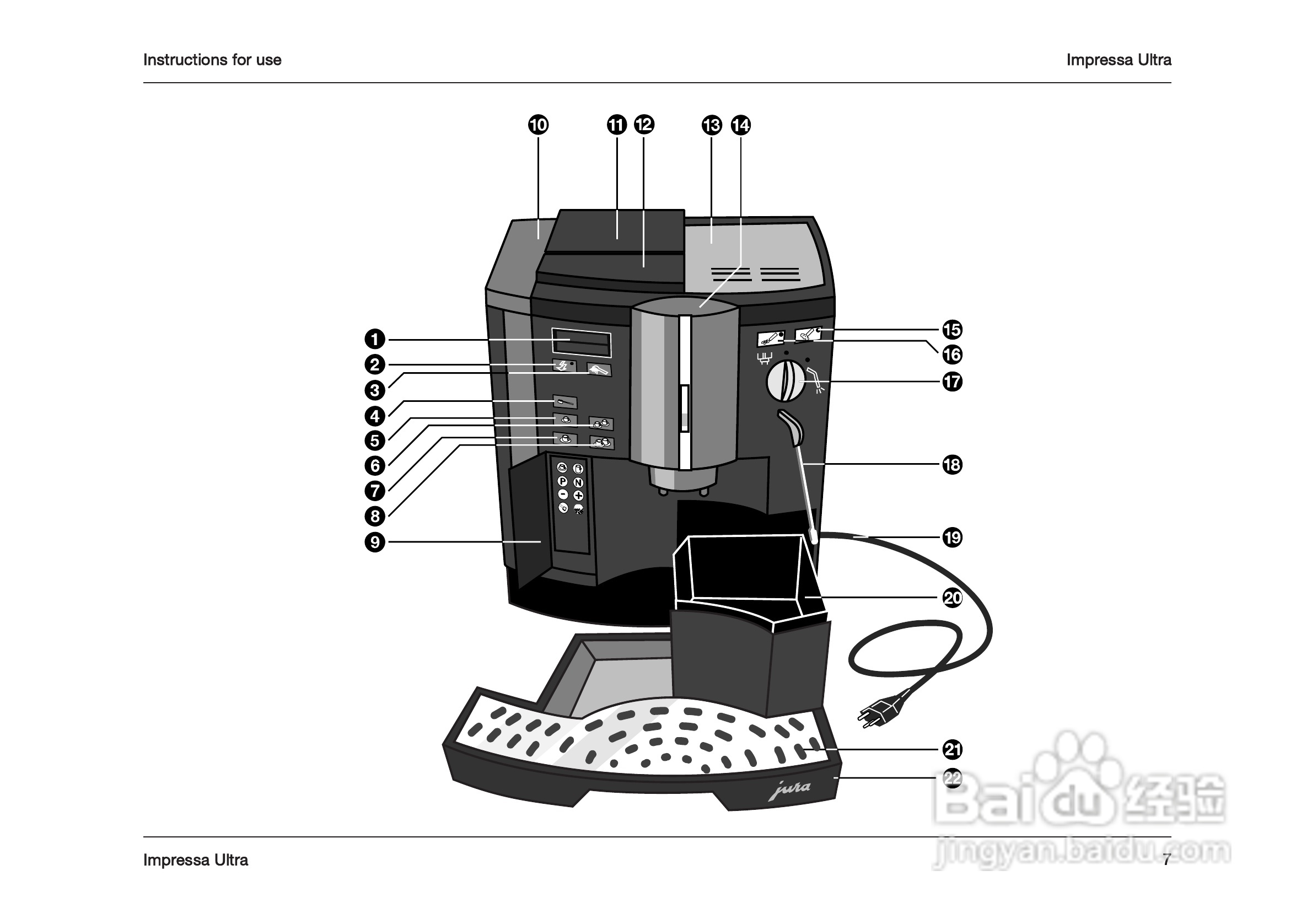jura impressa evolution 咖啡机使用手册:[1]