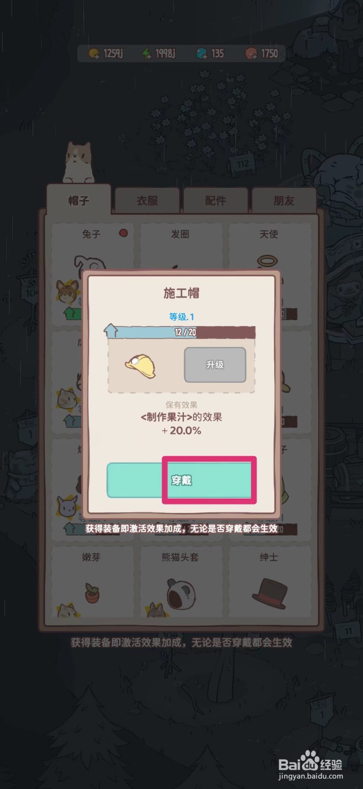 猫咪和汤如何给猫咪戴施工帽