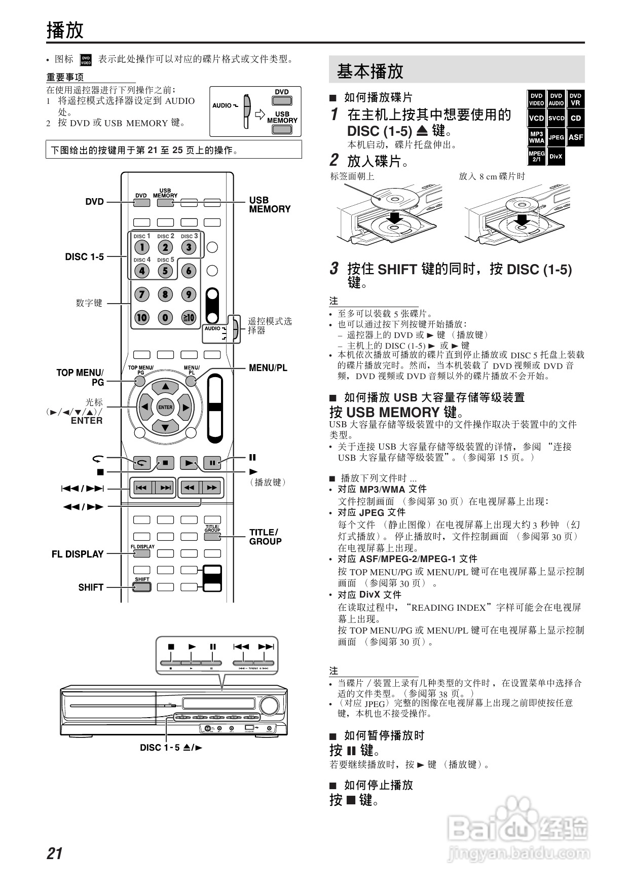 胜利者DVD播发机TH-C60型使用说明书:[2]