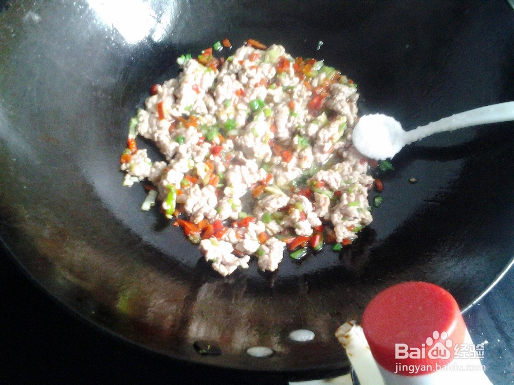 香辣下饭菜——肉末金针菇