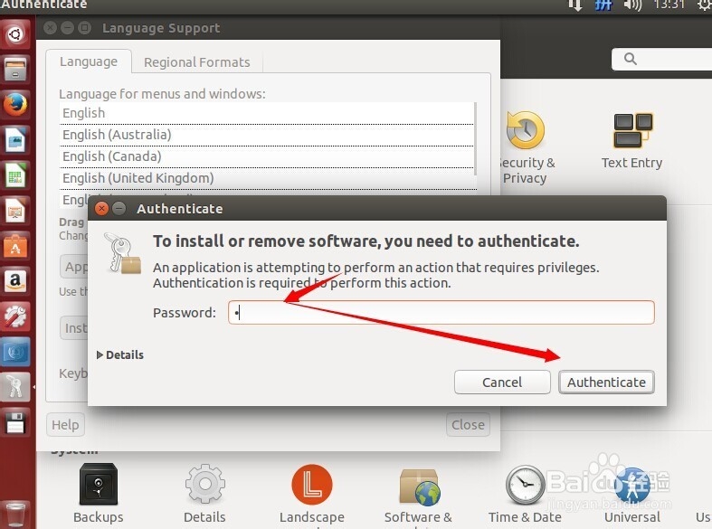 Linux Ubuntu：[1]系统怎么设置成中文语言