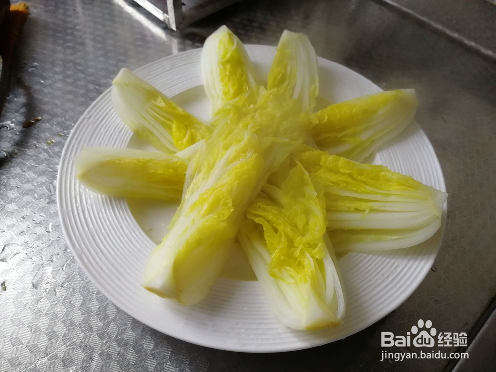 娃娃菜蒸粉丝制作方法