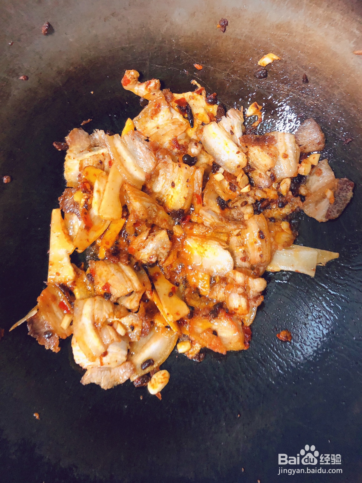 韭菜回锅肉的做法