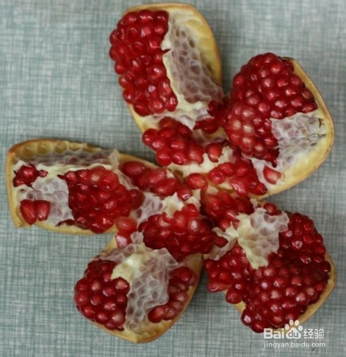 剥石榴的正确方法
