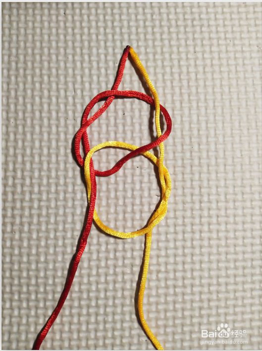 中国结基础入门——竖向双联结