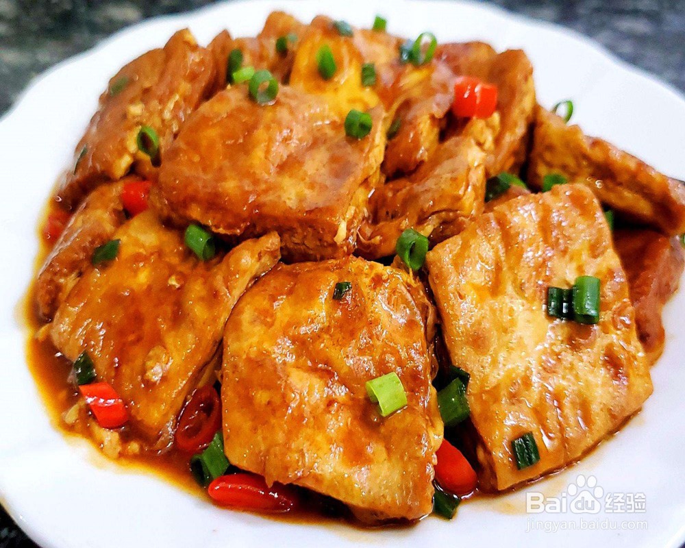 香煎蚝油豆腐怎么做