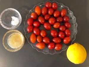 凉拌番茄制作过程