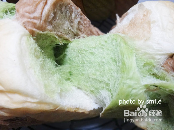 带给味觉和视觉多重享受的100%中种三色北海道吐司