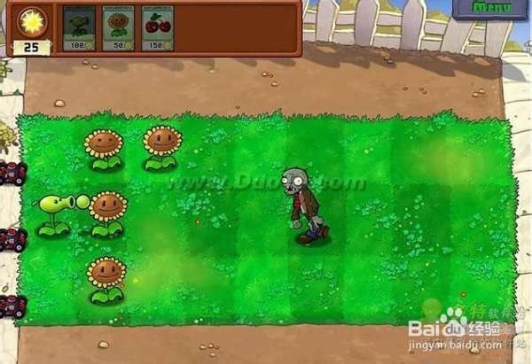 《植物大战僵尸》第一大关详细流程攻略